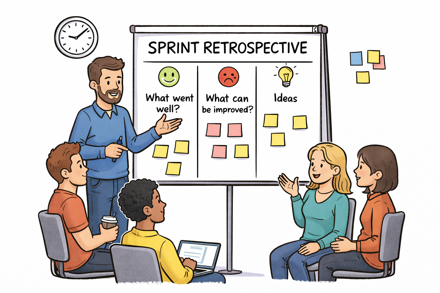 if scrum were implemented in my former team …